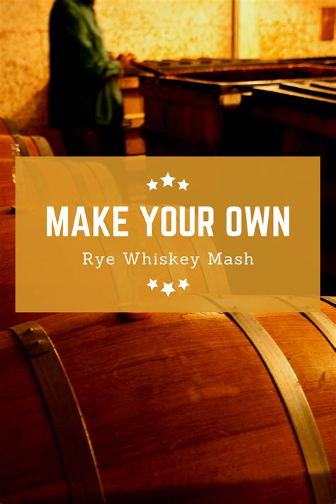 Delicious rye whiskey doesn’t have to come from a store! Make your own ...