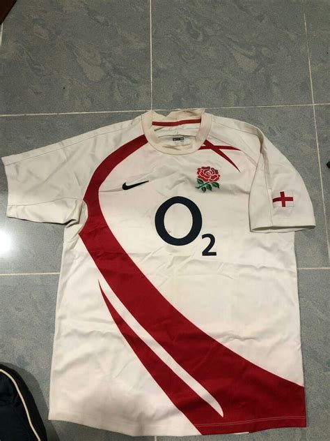 England Nike Rugby Jersey #MY1212, Men's Fashion, Activewear on Carousell