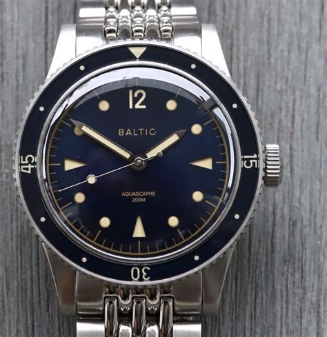 Baltic Aquascaphe Classic Blue Gilt — WATCH VAULT