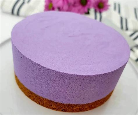 No-Bake Ube Cheesecake - Easy Recipe