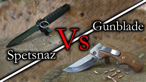 Spetsnaz Ballistic Knife VS Gunblade (Ultimate Test) Lords of the ...