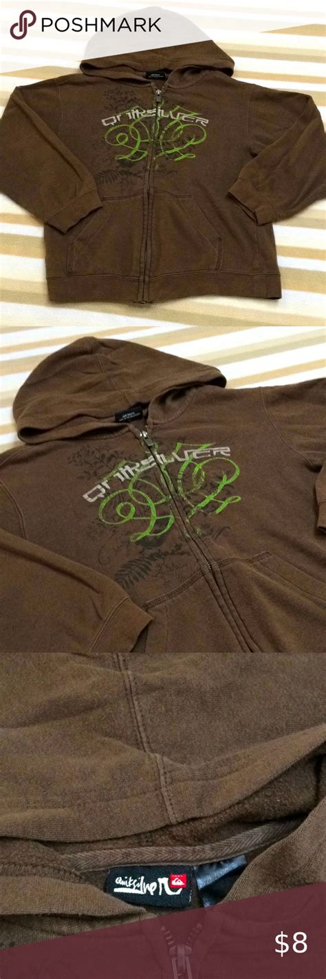 QuikSilver ZipUp Hoodie Sz 5/6