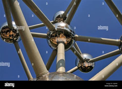 Atomium, architecture, Brussels, Belgium, landmarks, Europe, landmark ...