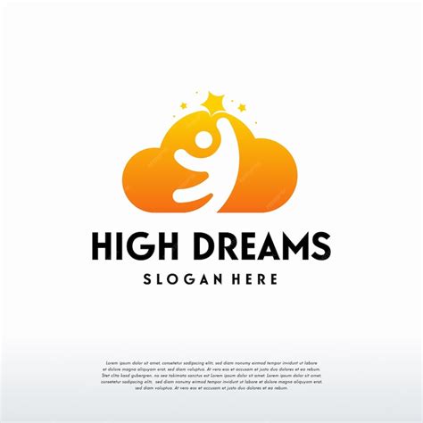 Premium Vector | Cloud Dreams logo designs, Online Learning logo ...