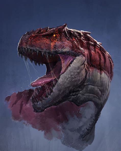 ArtStation - Tyrannosaurus rex, btx_xu Ce … | Dinosaur illustration ...