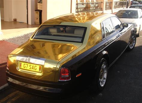 Gold Rolls Royce Phantom | Automobile For Life