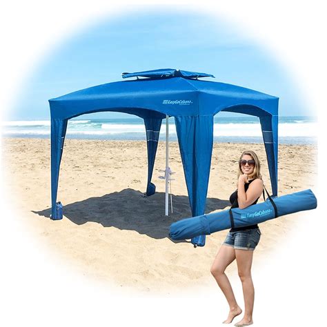 EasyGo Cabana 6' X 6' Beach & Sports Cabana Stays Cool & Comfortable ...