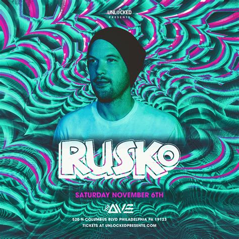 Rusko Tickets at The Ave Live in Philadelphia by Unlocked Presents | Tixr