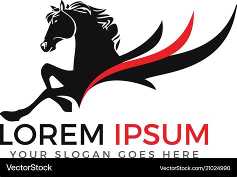 Horse logo design Royalty Free Vector Image - VectorStock