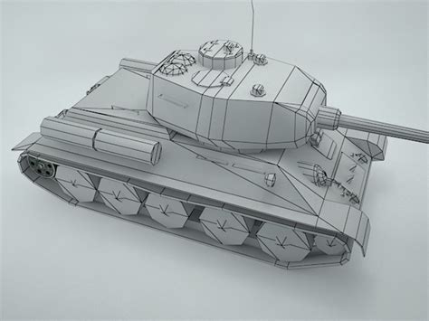 3d Model T-34 Tank