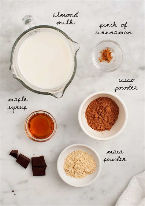 Maca Cacao Hot Chocolate Recipe - Love and Lemons