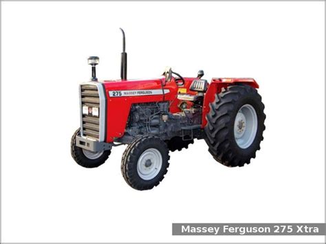 Massey Ferguson 275 Xtra (2WD or 4WD) tractor: review and specs