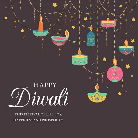 Happy diwali. Festival of light, greeting card. Diwali colorful posters ...