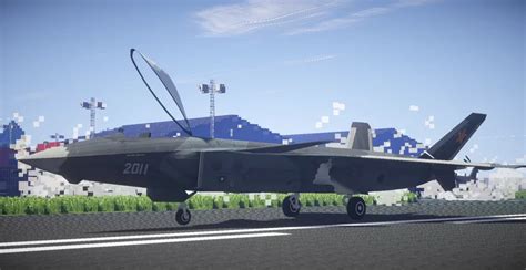 [MCheli]Chengdu J20(歼20) Stealth Fighter Content Package Minecraft Mod