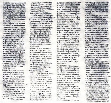 Major Septuagint Manuscripts—Vaticanus, Sinaiticus, Alexandrinus - The ...