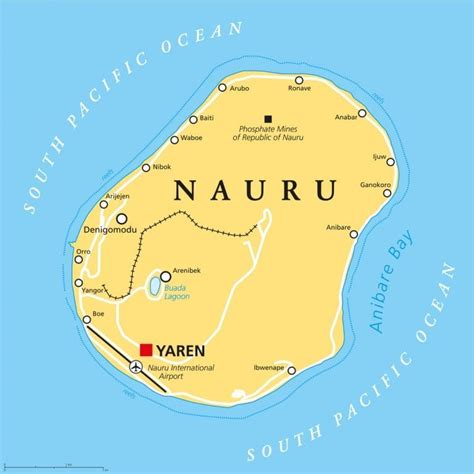 Map of Nauru | Nauru Flag Facts | Places to visit in Nauru - Best ...