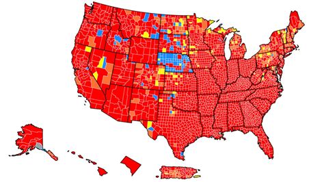 CDC COVID-19 map shows most of US under high community transmission