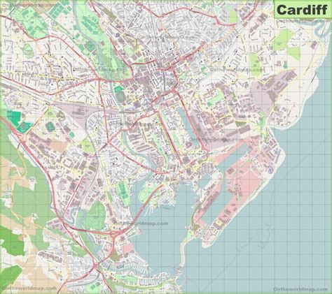 Cardiff Docks Map