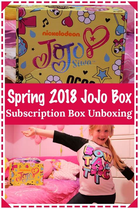 the jojo siwa box subscription box for kids, subscription box for kids ...