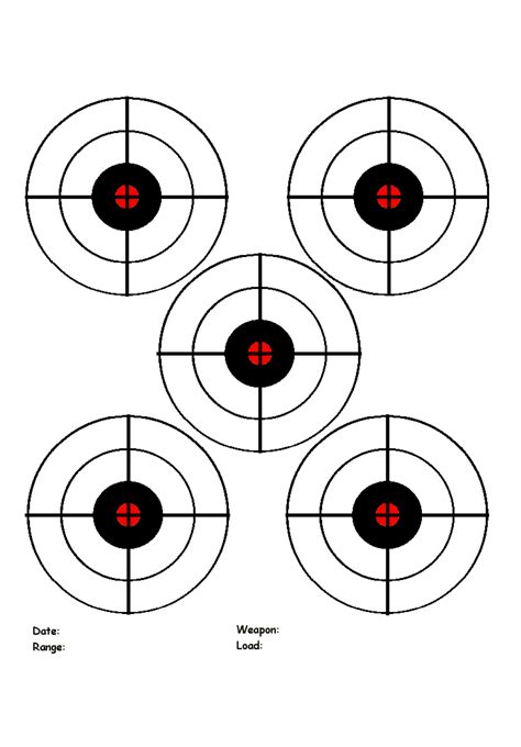 Free Targets For Shooting Printable