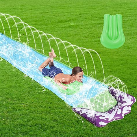 Buy WDERNI Water Slides for Kids Backyard, 16FT Water Slip for Kids ...