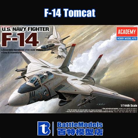 Academy MODEL 1/144 SCALE military models #12608 F 14 Tomcat plastic ...