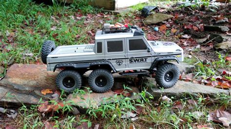 1/10 RC Crawler 6x6 HG P601 Axial scx10 upgrades 2 speed transmission ...