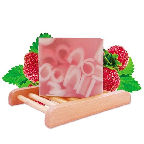 Aliexpress.com : Buy Handmade Soap Bars Strawberry Fragrance Essential ...