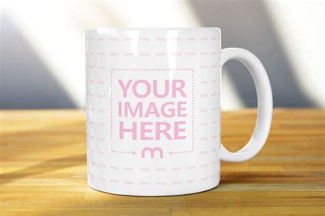 Free White Mug Realistic Online Mockup - Mediamodifier