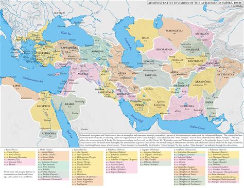 Map of the Achaemenid Satrapies c490BC [1817x1410] : MapPorn