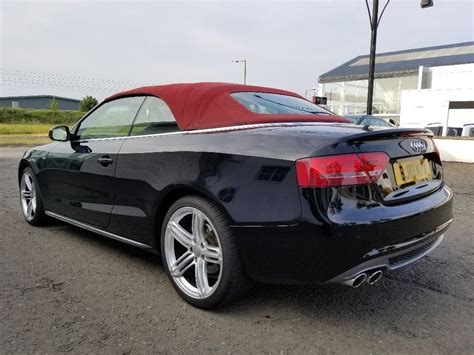 2010 AUDI A5 S LINE TDI CONVERTIBLE STUNNING EXAMPLE WITH RARE RED ROOF ...