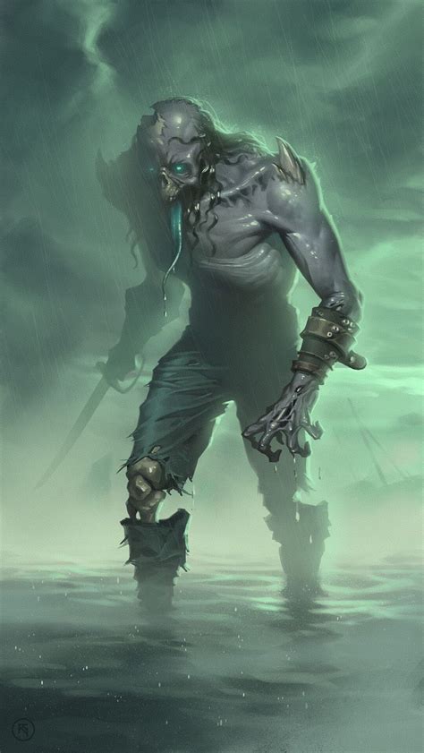 ArtStation - Undead Pirate | Fantasy creatures, Undead art, Pirate art