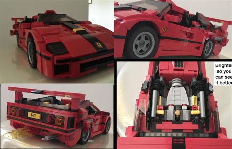 Heavily Modified Ferrari F40 : r/lego