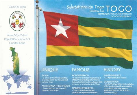 A Journey of Postcards: Flags of the World | Togo