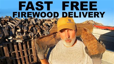 Fast FREE Firewood Delivery! - YouTube