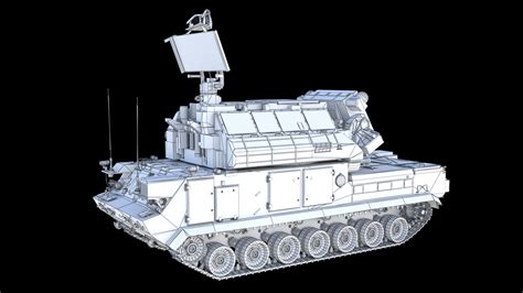 Tor-M2 SA-15 Gauntlet 3D Model by citizensnip