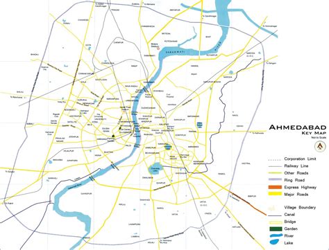 Large Ahmedabad Maps for Free Download and Print | High-Resolution and ...