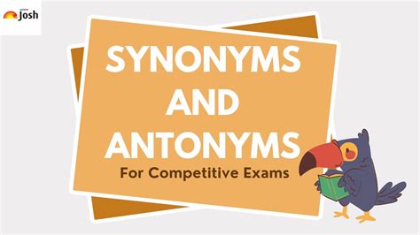 Synonyms and Antonyms List for English Language, 100+ Synonyms and ...