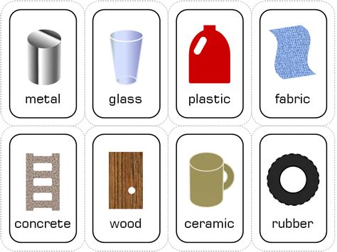 English and science: Materials