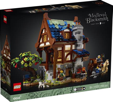 LEGO Ideas 21325 Medieval Blacksmith officially unveiled! - Jay's Brick ...