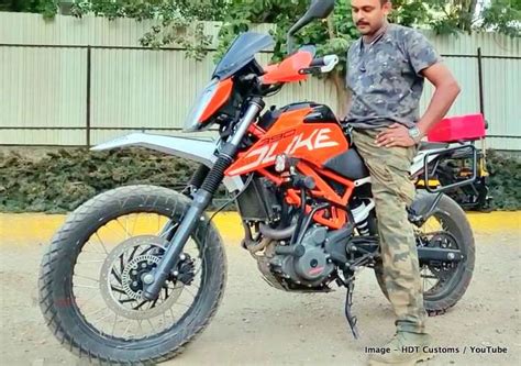 KTM Duke 390 modified into an off-road bike by owner for Rs 1.5 L