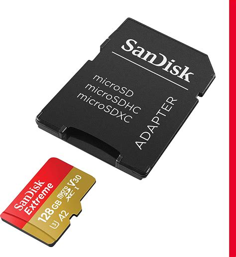 SanDisk Extreme Micro SD card, 128GB with SD Adapter - CamDo Solutions