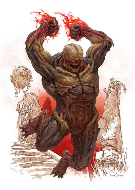 DOOM Hell Knight by HarryOsborn-Art on DeviantArt | Doom demons, Doom ...