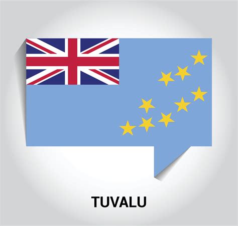 Tuvalu flag design vector 13367999 Vector Art at Vecteezy