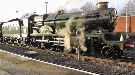 GWR Castle Class 4-6-0 No 5043 at Derby and York - The Christmas White ...