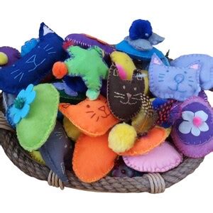 Cat Toys With Catnip, Kitten Toys for Cuddling and Active Play, Herbs ...