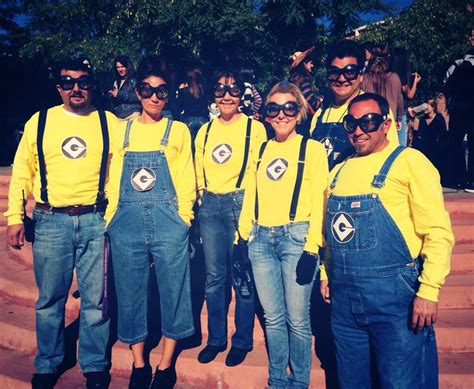 Easy minion costume for group | Minion costumes, Costumes, Halloween ...