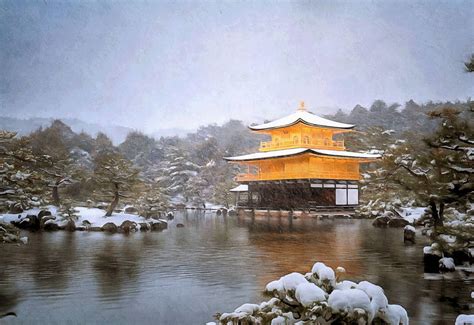 Kinkakuji Temple by montag451 on DeviantArt