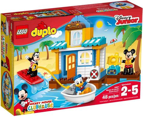 LEGO Disney Duplo Mickey Mouse Club Mickey Friends Beach House Set ...