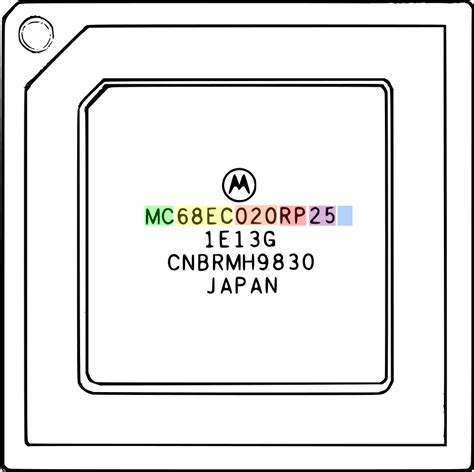 Identifying Motorola 68000 series CPUs | TinkerDifferent